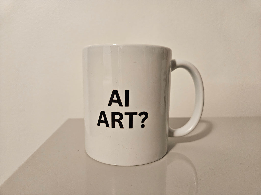 Cat Doodle Mug "AI Art? I'd like to see AI generate this" by Embrace the Strange