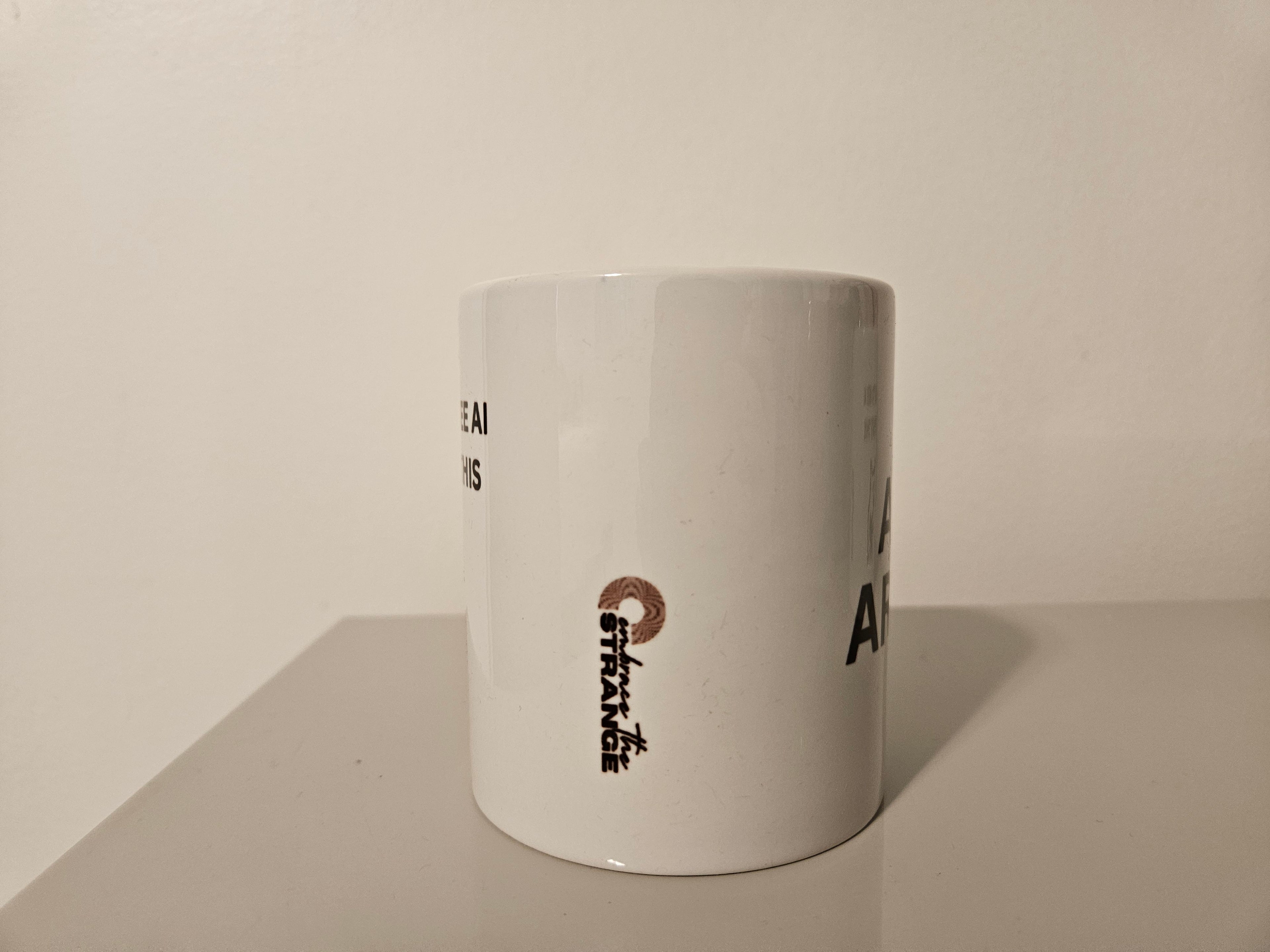 Cat Doodle Mug "AI Art? I'd like to see AI generate this" by Embrace the Strange