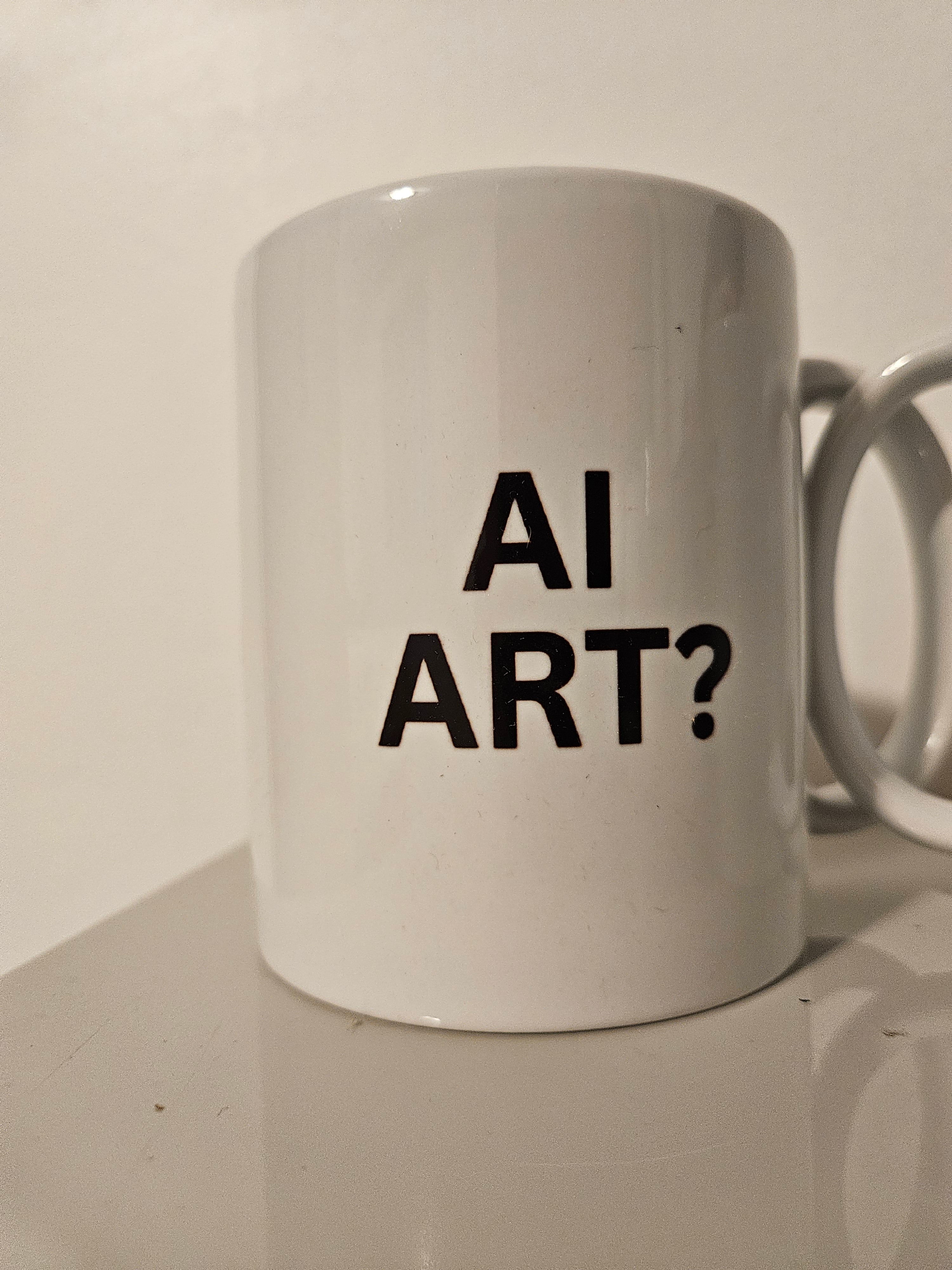 Cat Doodle Mug "AI Art? I'd like to see AI generate this" by Embrace the Strange
