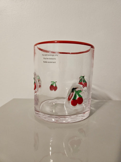 Cherry Icon Juice Glass Anthropologie Dupe Icon Glass