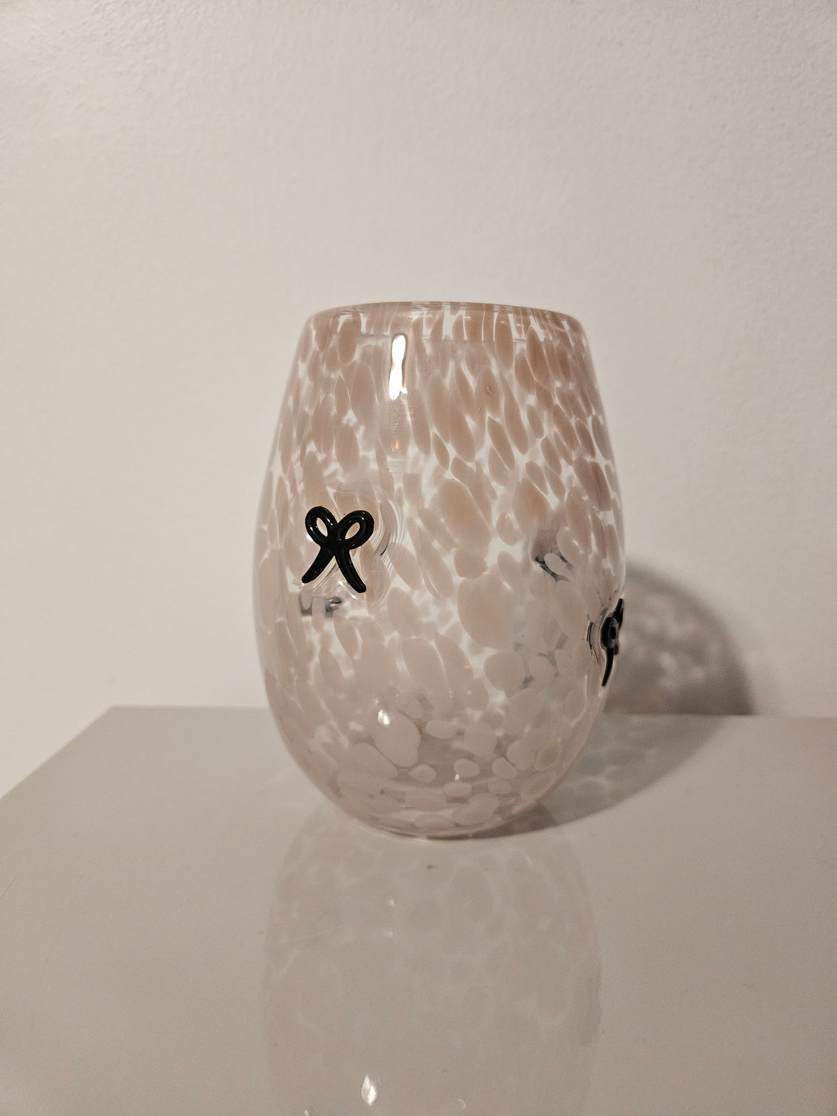 Bow Icon Glass Anthropologie Dupe Icon Wine Glass